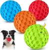 havit Indestructible Squeaky Dog Balls for Aggressive Chewers, Interactive Dog Toys to Keep Them Busy, Rubber Dog Chew Toy for Large Medium Breeds