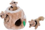 Hide A Squirrel Plush Dog Toy Puzzle