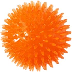 petizer 3-Pack 3.5' Squeaky Dog Toy Balls, Floating Dog Pool Balls, Spiky Dog Balls Water Toys, Durable Interactive Fetch Toys for Puppy
