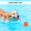 3 Pack 2.5' Squeaky Dog Toy Balls, Floating Pool Balls, Spiky Dog Balls Water Toys, Durable Interactive Fetch Toys for Puppy