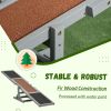 Wood Pet Seesaw Platform Dog Agility Training Equipment Run Game Toy Weather Resistant Pet Supplies Grey